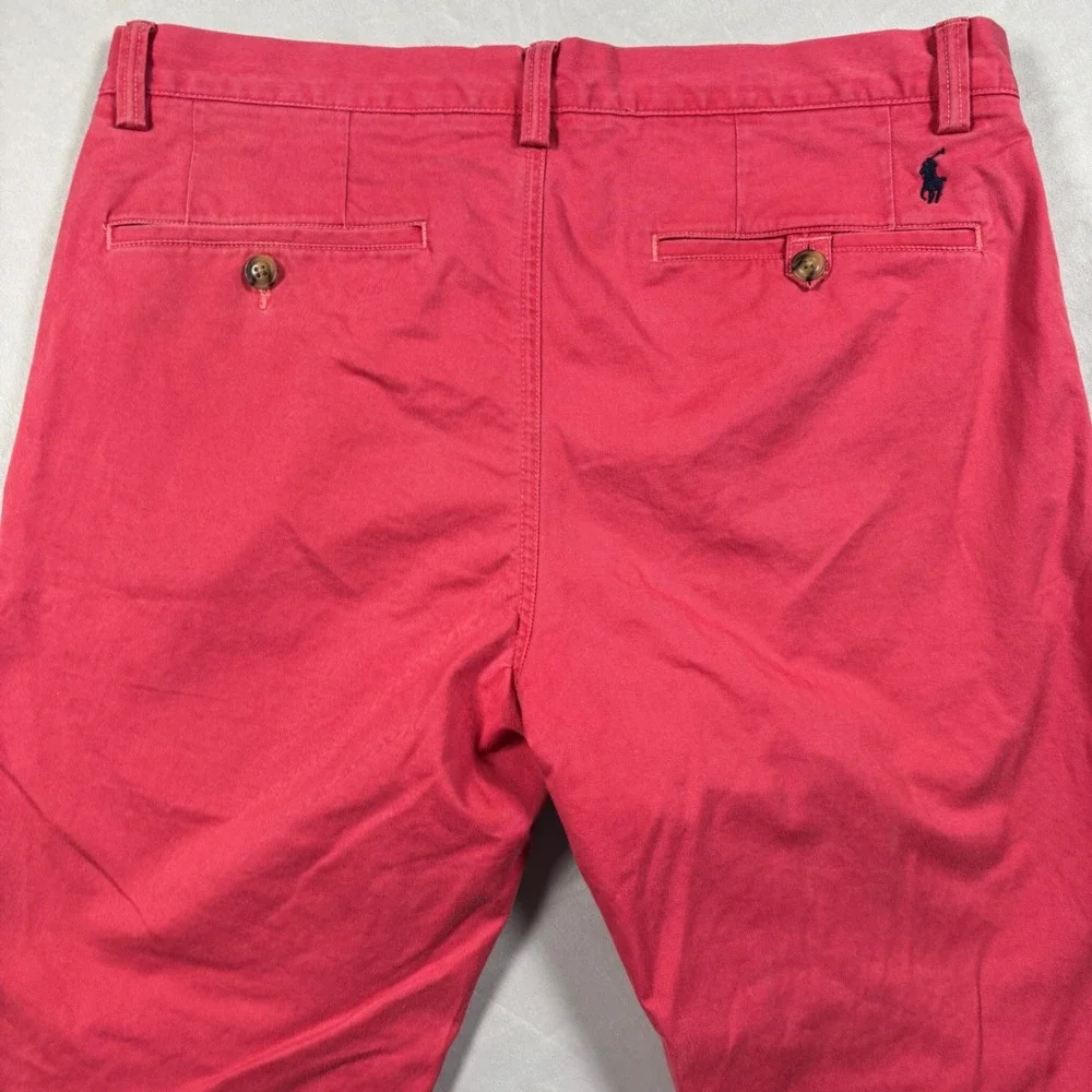 Polo‎ Ralph Lauren The Polo Chino Mens 32/32 Coarl Stretch Slim Fit Twill Pants